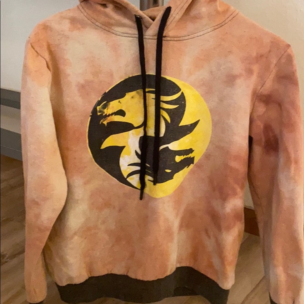 costom hoodie ORANGE&CREAM